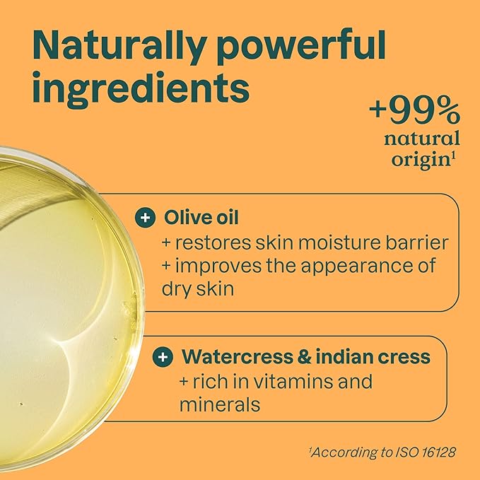 ATTITUDE Body Soap Bar, Natural Origin, Protects and Softens Dry Skin, Watercress, Indian Cress & Olive Oil, Made in Canada, EWG Verified & Vegan, Orange Blossom & Eucalyptus, 113 g (Pack of 6)