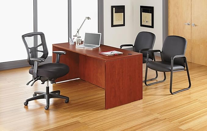 Alera Elusion Series Mesh High-Back Multifunction Chair, Black