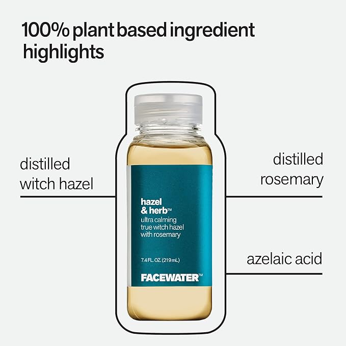 Facewater Hazel & Herb Ultra Calming True Witch Hazel with Rosemary