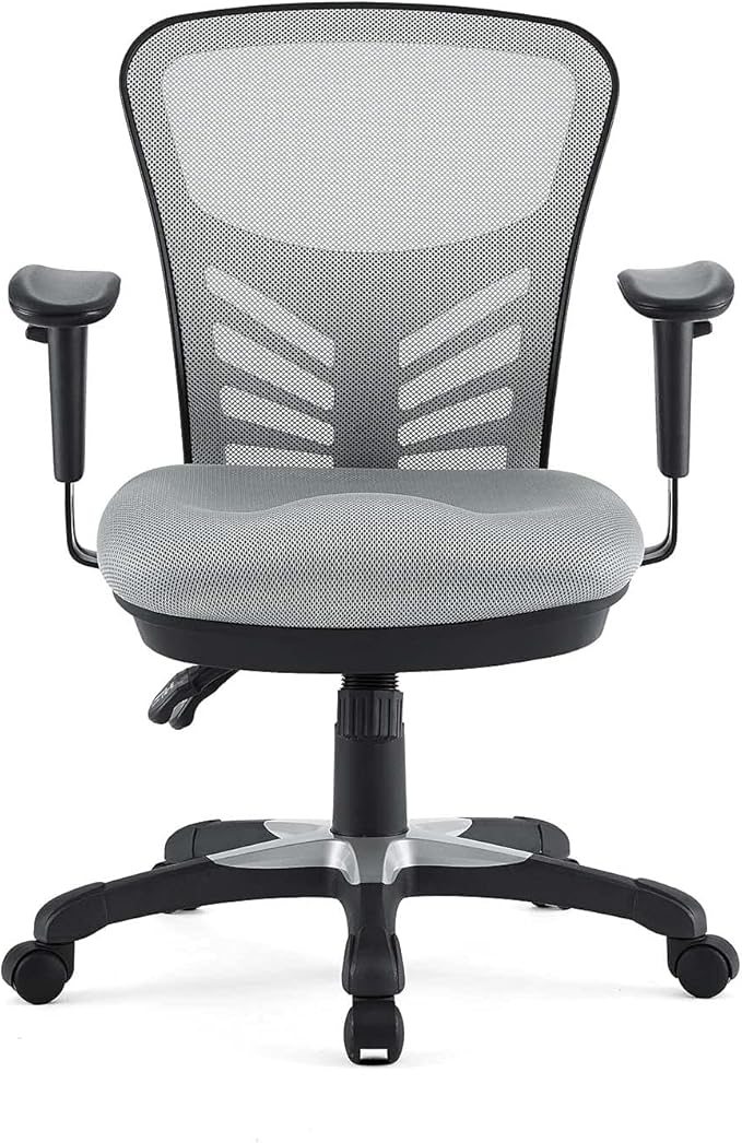 Modway EEI-757-GRY Articulate Ergonomic Mesh Office Chair in Gray