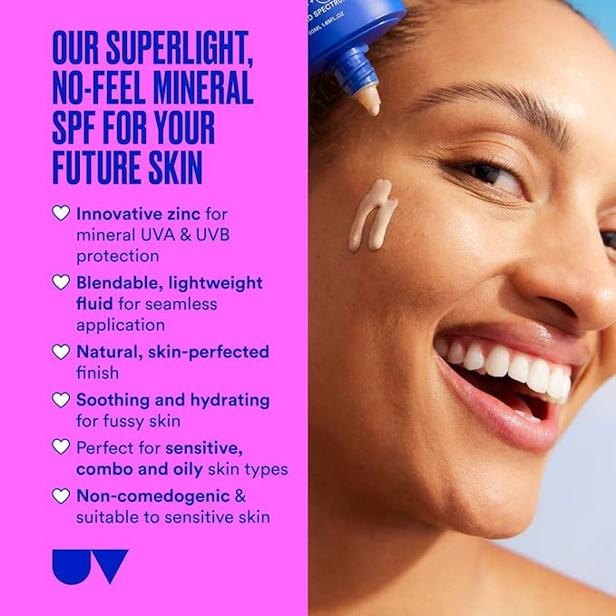Ultra Violette Future Screen SPF 50 Mineral Fragrance-Free Facial Sunscreen Serum (50ml / 1.7 fl oz)