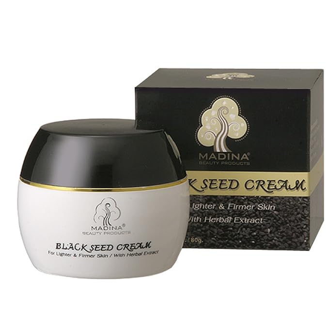 Black Seed Facial Cream/Lighter, Firmer Skin/Contains Black Seed Oil and Herbal Extracts. by Madina