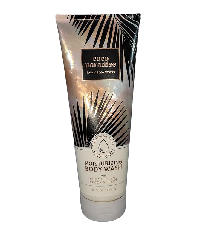 Bath and Body Works Moisturizing Body Wash 10 oz (10 Fl Oz (Pack of 1), Coco Paradise)