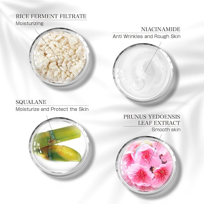 Japanese LUXRICE Sakura Toner with Niacinamide & Rice, “KURAMOTO-NO-SHIZUKU” Prevents Skin Roughness, Reduce The Signs of Aging, Paraben Free, Cruelty Free 5.07 fl.oz.
