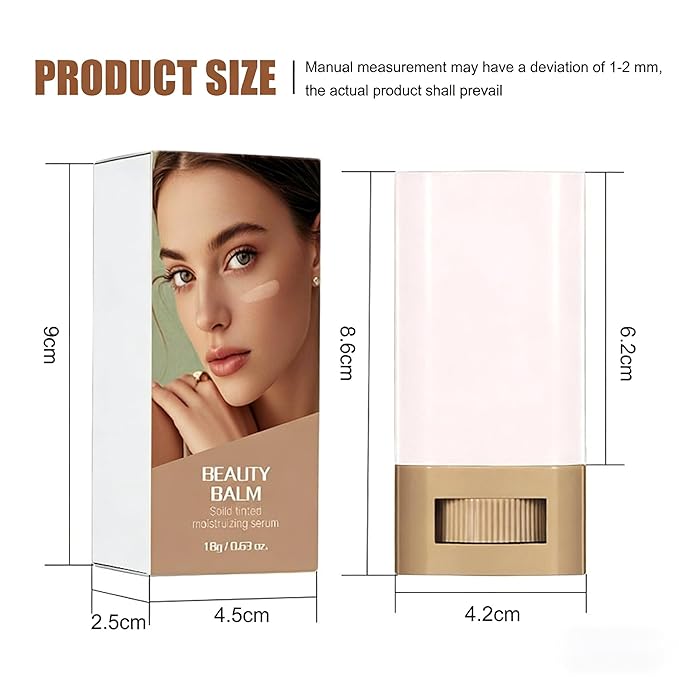 Foundation Stick Skin Tint for Black Women 6 Color Skin Tint Balm Face Solid Tinted Moisturizing Contour Stick Foundation 06