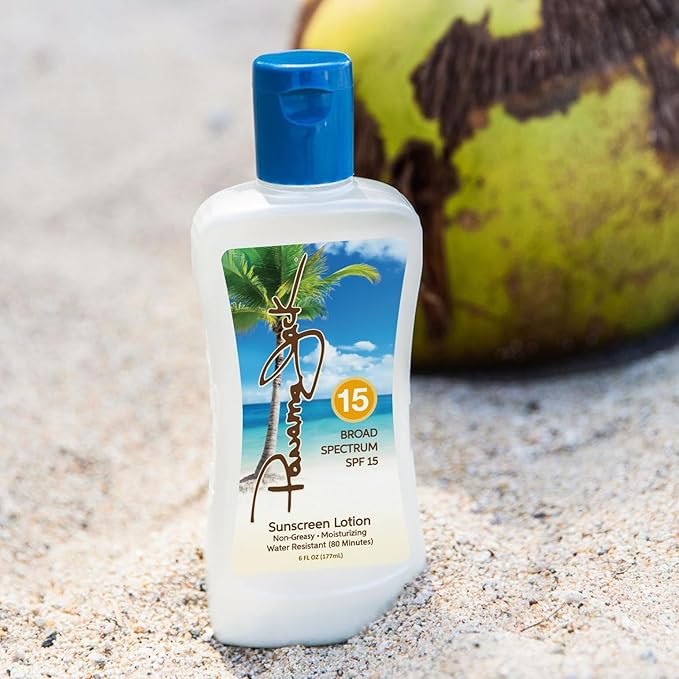 Panama Jack Golden Hour Duo - Travel Sunscreen Lotion SPF 8 & 15 Suntan Sun Care Pack