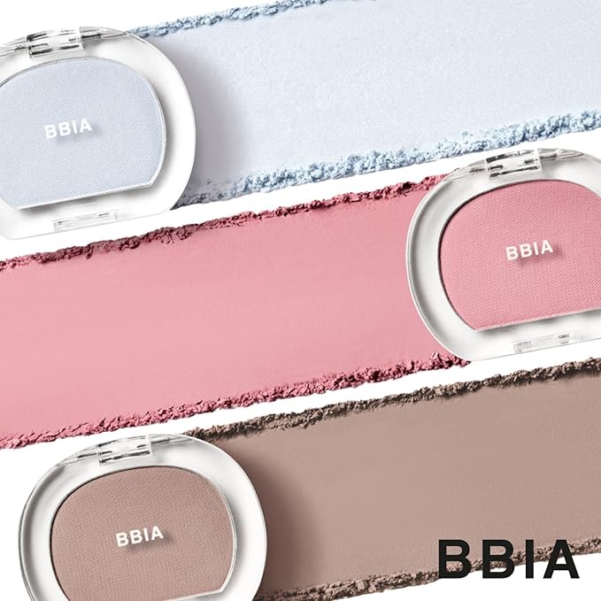 BBIA Last Blush NEW 15 Colors - Cheek Blush Shaping Shading Contour & Highlight Long-Lasting Matte Finish Natural Shades Buildable & Blendable Daily Korean Face Makeup (12 GRAYISH, Pack of 1)