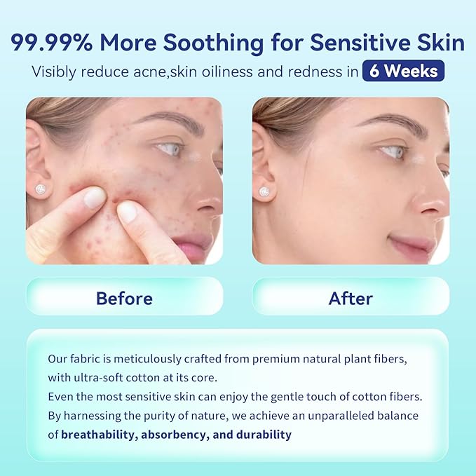 Ditoi Disposable Face Towels XL, Soft Cotton Facial Cleansing Cloths, Dry Face Towelettes for Makeup Removal, Sensitive Skin & Daily Skin Care, 50 Count, 10"×12"