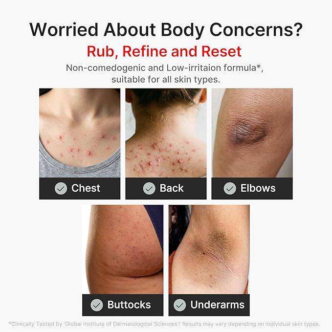 medicube Body Smoothing & Clarifying Duo: Turmeric Body Peel Shot & Kojic Acid Toner Pads | Gentle Body Exfoliation & Texture Care