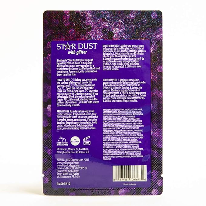 Star Dust with Glitter Brightening& Hydrating Peel-Off Mask