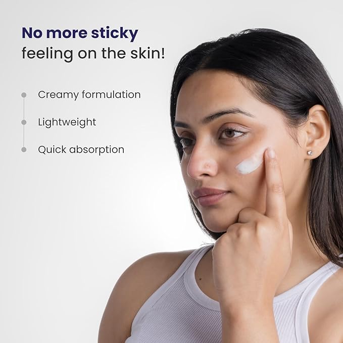 Requil's Oxybenzone, OMC Free Sunscreen for Oily, Sensitive, Acne Prone Skin, SPF 50 PA+++, No White Cast, 50g, Pack of 2