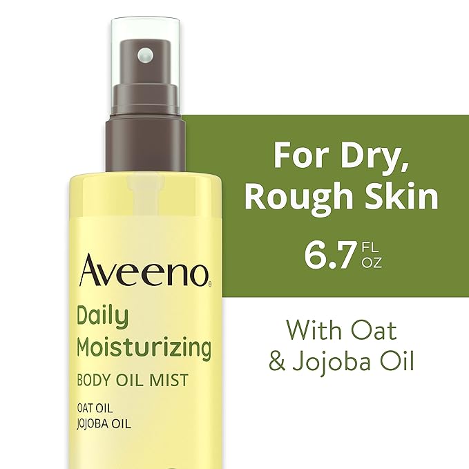 Aveeno Skin-care Superstars Gift Set with Calm + Restore Oat Gel Facial Moisturizer, Daily Moisturizing Body Oil Mist, & Therapeutic Shave Gel for Smooth Skin, 3 items