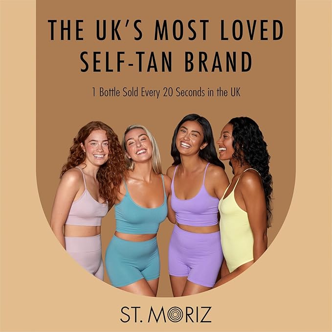 St Moriz Professional Dark Self Tanner Mousse - Sunless Instant Self Tanning Foam for a Deep, Natural Looking Fake Tan - With Aloe Vera & Vitamin E (6.76 fl oz)