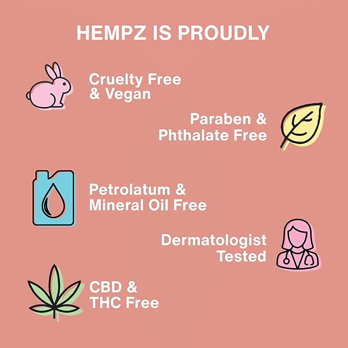 Hempz Mini Juicy Peach Lotion, Ultra Hydrating Body Moisturizer 2.25 fl.oz.