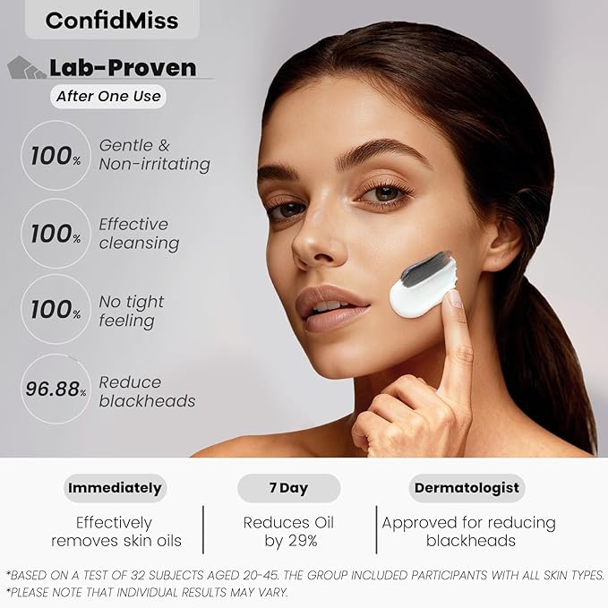 Dual-Tube Refreshing Facial Cleanser, with Double Micro-Fine White Clay Centella Asiatica Pore Cleaning Blackhead Sunscreen Remover Daily Face Amino Acid Cleanser For Oily Skin 2PCS