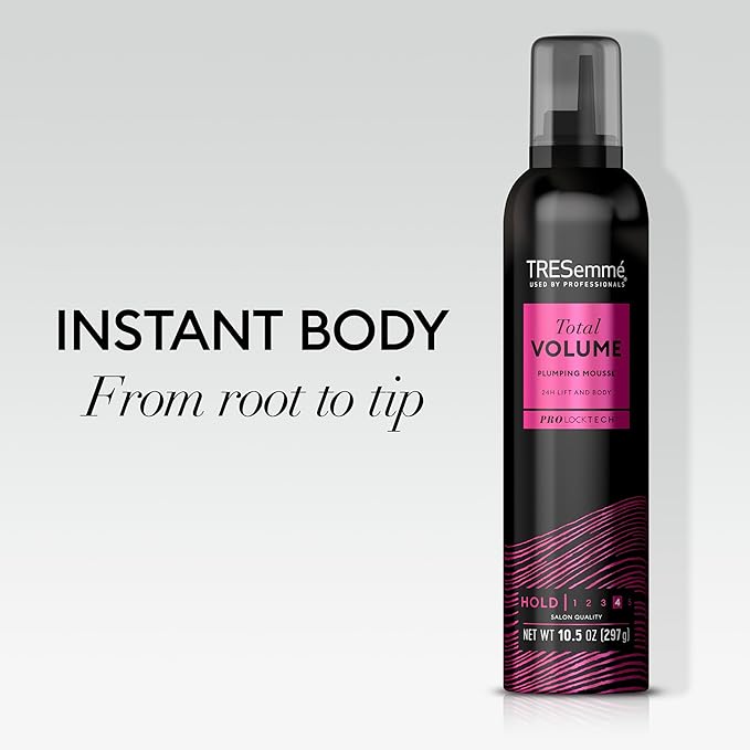 TRESemmé Plumping Mousse | Total Volume | 24H Lift | 10.5 oz | Pack of 2