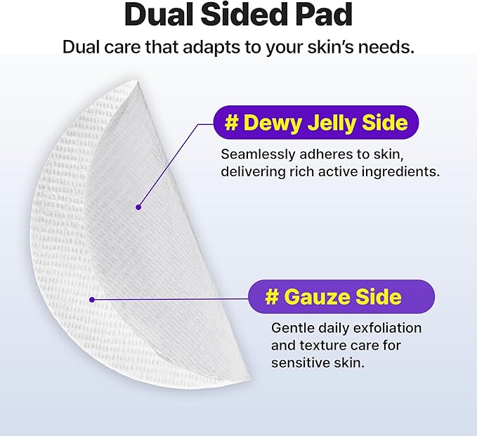 One Shot Moist Soothing Pad - 8ml, Dual-Texture Toner Pad, Ceramide & Hyaluronic Acid, Patented Soothing Agents, Portable 7-Sheet Pack