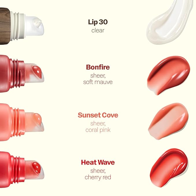 Sun Bum SPF 30 Sunscreen Tinted Lip Balm Multipack - Sunset Cove, Bonfire, and Heat Wave - Coconut Flavor Broad Spectrum Moisturizing with Aloe & Vitamin E - Hawaii 104 Act Compliant - 1.5 oz