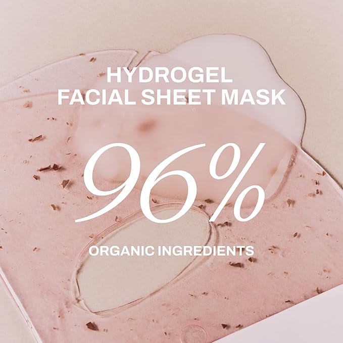 Whamisa Calming & Radiance Duo: Organic Flowers Toner Deep Rich and Hydrogel Facial Sheet Mask Bundle