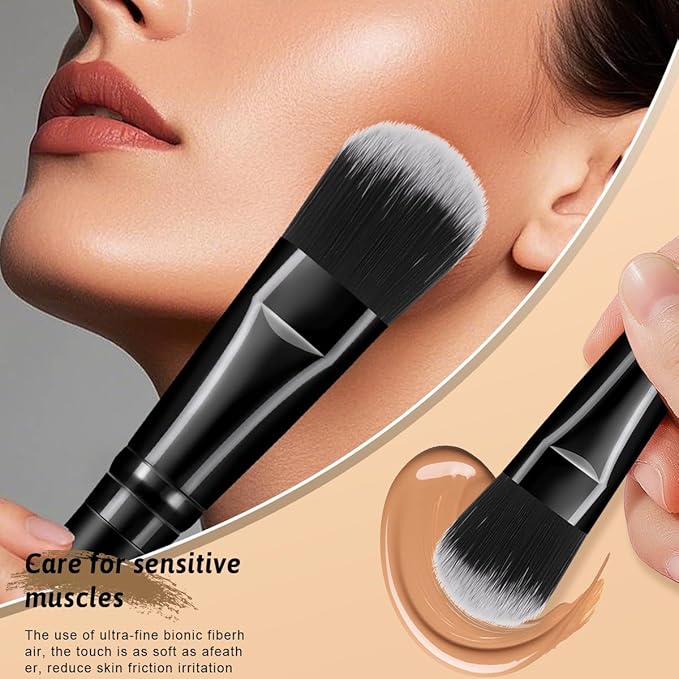 Professional Comfort Makeup Tool Set, 54pcs/set Brush & Today Sponge & Powder Puff & Headband & Brush Cleaning Bowl, Multi-sue Facial Makeup & Cleansing Accessories (black)