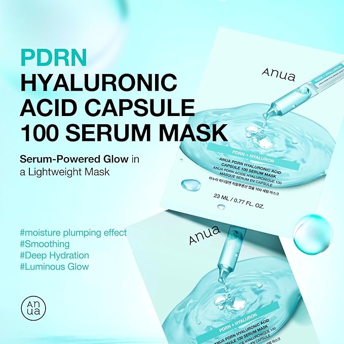ANUA PDRN Deep Hydrating Routine Set, PDRN Toner & Serum & Cream & Sheet Mask for Face, Salmon DNA, Hyaluronic Acid for Dry Skin, Hydrating full home care, Korean Skincare Set