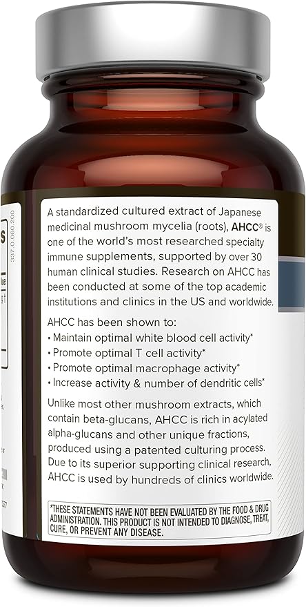 Quality of Life Kinoko Platinum AHCC Immune Support and Resveratrol Sustained Release