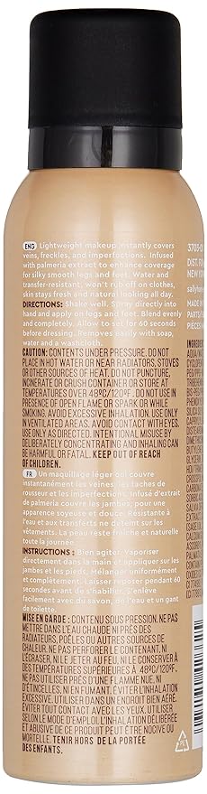 Sally Hansen Airbrush Legs, Spray-On Self-Tanner, Fairest Glow | 4.4 Oz | Pack of 2