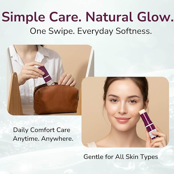 2PCS Calcium Multi Balm Stick, Calcium Volume Multi Balm, Korean Collagen Moisturizing Stick, Firming & Hydrating for Eye, Face & Neck