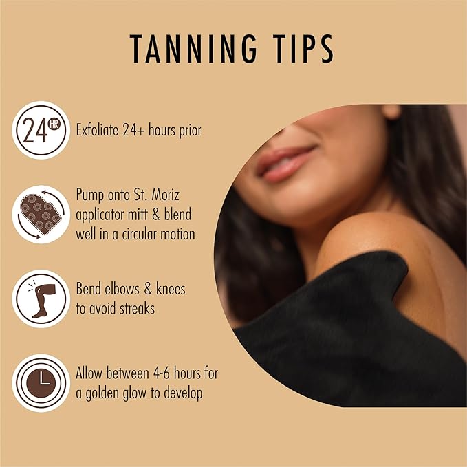 St Moriz Professional Medium Self Tanner Mousse - Sunless Instant Self Tanning Foam for a Deep, Natural Looking Fake Tan - With Aloe Vera & Vitamin E (6.76 fl oz)