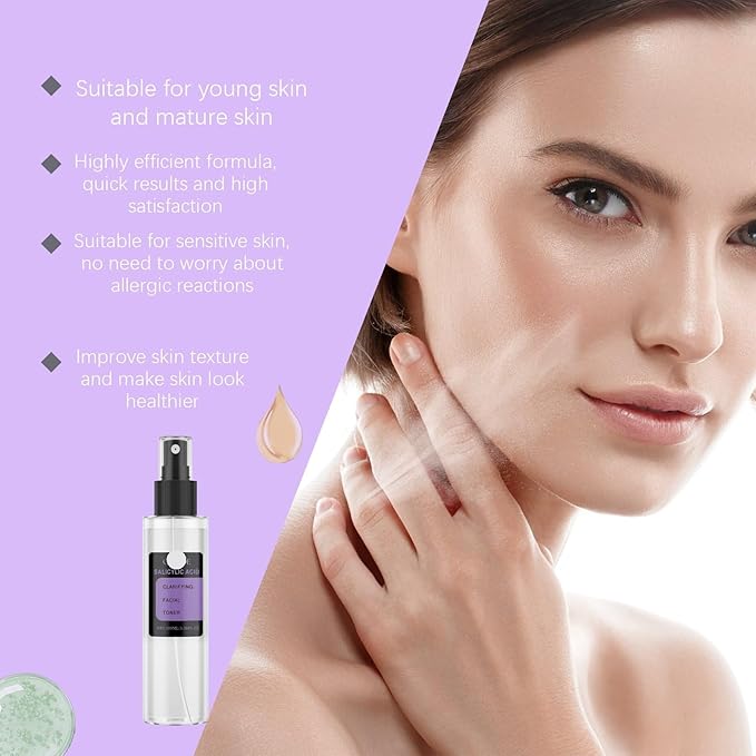Hydrating Toner: Oil Control, Pore Minimizing, Quick Absorption, Gentle & Long-Lasting Moisture(2PCS)