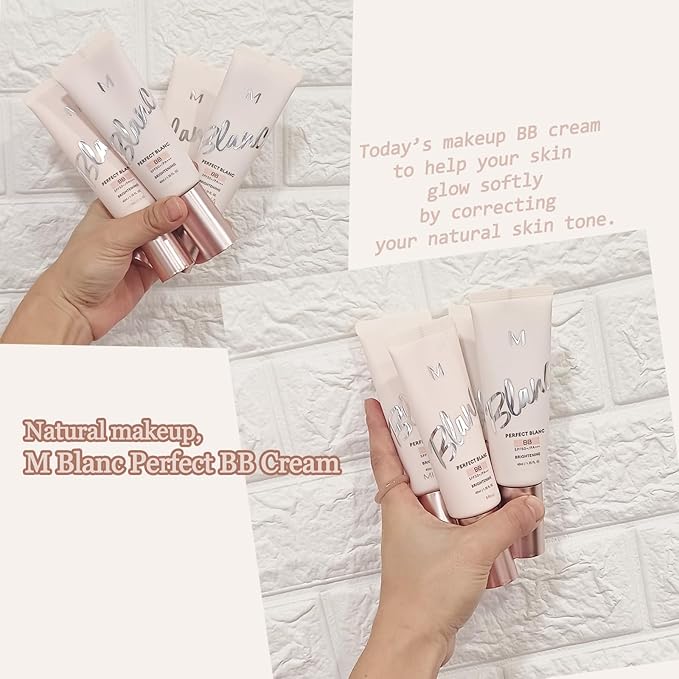 Moisturizing & Brightening Makeup for m.i.s.s.h.a M Perfect Blanc B.B Creams (1.35fl.oz.) No.19 Rosy
