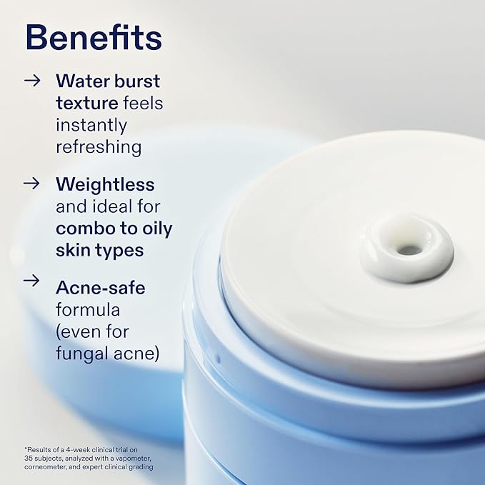 Skinfix Barrier Balancing Water Cream Refill - 1.7 oz - Weightless Moisturizer with Hyaluronic Acid & Niacinamide - Combo + Oily Skin - Acne-Safe, Non-Comedogenic, Fragrance Free, Vegan, Cruelty Free
