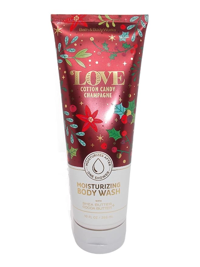 Bath and Body Works Cotton Candy Champagne Moisturizing Body Wash 10 oz (Cotton Candy Champagne)