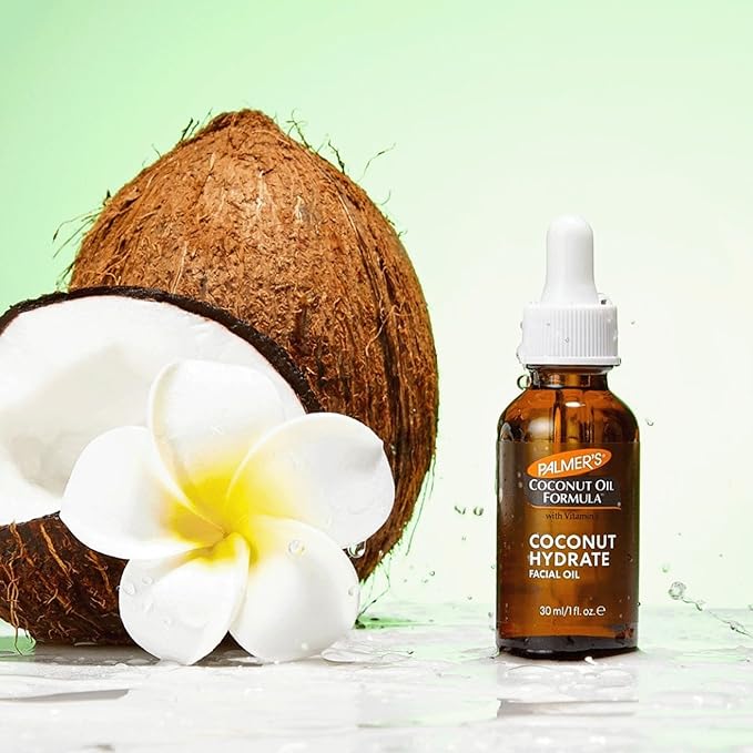 Palmer's Coconut Oil Formula Coconut Monoi Luminous Hydration Facial Oil,1 Ounce,(Pack of 2)