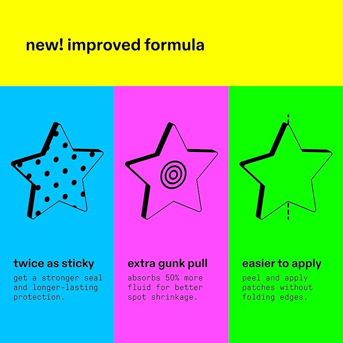 Starface Hydro-Star Salicylic Acid Patches + Big Blue Compact, Helps Unclog Pores and Shrink Spots, Absorb Fluid and Reduce Redness, Hydrocolloid, Vegan and Cruelty-Free Skincare (32 Count)