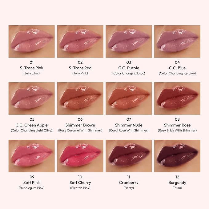 KISS NEW YORK Frozen Jelly Lip Balm Pen, High Shine Lip Gloss for Sheer Tint, Hydrating Melting Lipstick with Hyaluronic Acid, Cooling Effect with Menthol, Non-Sticky & Long Lasting (Soft Cherry)