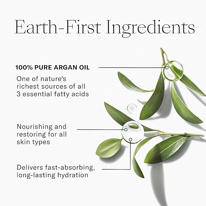 Josie Maran Pure Argan Milk Intensive Hydrating Treament & Triple Hydroxy Resurfacing Liquid Skin Care Set - Anti Aging Face Serum with Argan Oil & Exfoliating Toner with Gylcolic Acid (2 Pieces)