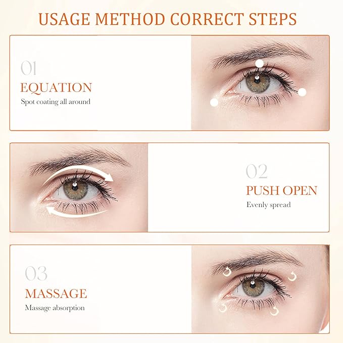 5X Vitamin C Eye Cream with Niacinamide - Firming & Brightening Eye Treatment for Dark Circles, Wrinkles & Puffiness | Nourishing Moisturizer 20g, Gift for Women