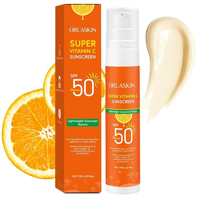 Sunscreen SPF 50 - Dry Waterproof Non-Greasy Broad Spectrum Body & Face Sunscreen Lotion for Sensitive Skin - On-the-Go Days Fast-Absorbing, Water and Sweat Resistant (Body Sunscreen)