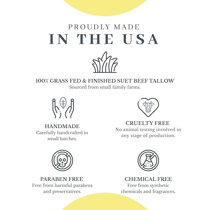 Vanman's Tallow and Honey Balm (2 Pack) - Tallow Face Moisturizer with Pure Grass-Fed/Finished Beef Tallow for Skin and Essential Oils, Organic Raw Honey and Beeswax, Cold Pressed Olive Oil - 2 oz