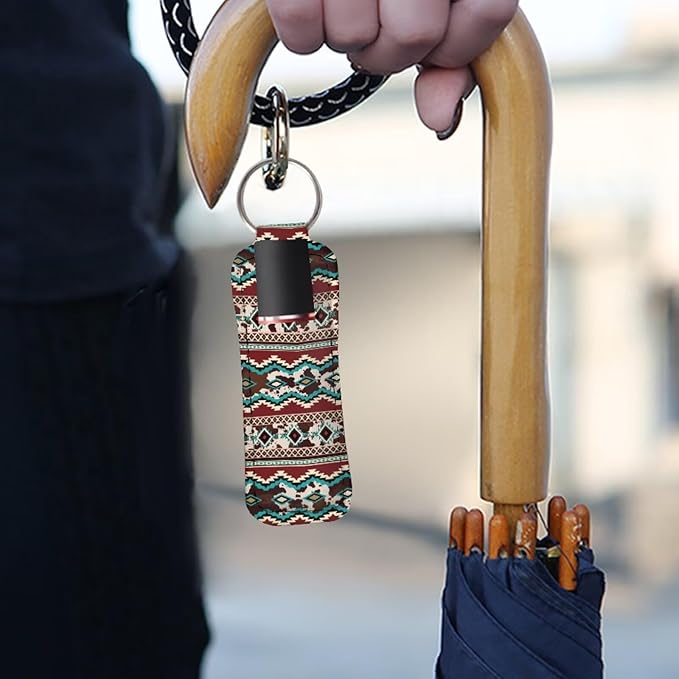 Pensura Chapstick Holder Keychain Fashion 5 Pcs Car Keychain Holder Portable Chapstick Holder Keep from Scratched and Dust