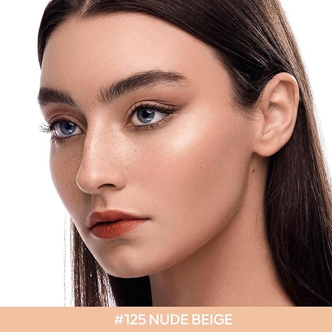 Skin Tint with SPF 40,24HR Tinted Mineral Sunscreen Serum with Zinc Oxide,Multi-use Tinted SPF Serum Foundation,Long Lasting Full Coverage Buildable Foundation-Nude Beige, 1 Fl Oz