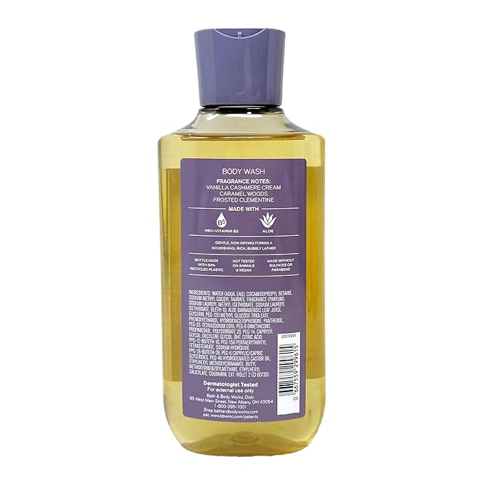 Bath and Body Works Gift Set of 10 oz Shower Gel and 8 oz Lotion (Snowflakes & Cashmere) (BB87462390)