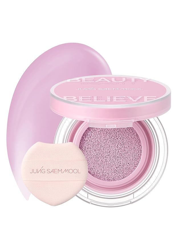 JUNG SAEM MOOL Artist Cushion Blush | Easy to Blend with Puff, Buildable Liquid Blush for Cheeks with a Natural & Matte Finish, Korean Makeup (Blur | Fuzzy)