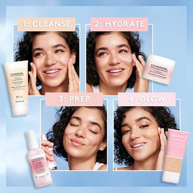 COVERGIRL Clean Fresh Skincare Mattifying Oil-Free Moisturizer, 2.0 Oz