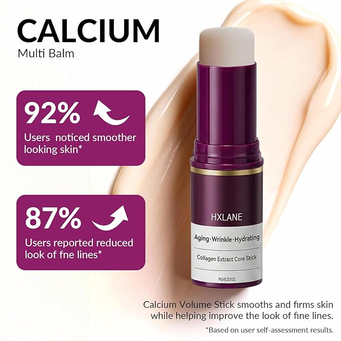 Calcium Multi Balm Stick for Wrinkles, Fine Lines & Firming – Hydrating Balm for Eyes, 1PCS