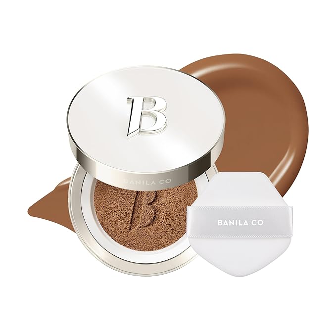 BANILA CO Covericious Ultimate Cover Cushion | Pore Blurring & Seamless Finish | Up to 100HR Long-Wear Matte Foundation | 20 Inclusive Shades | Korean Cushion Foundation(14g / 0.49 oz), 36W MACCHIATTO
