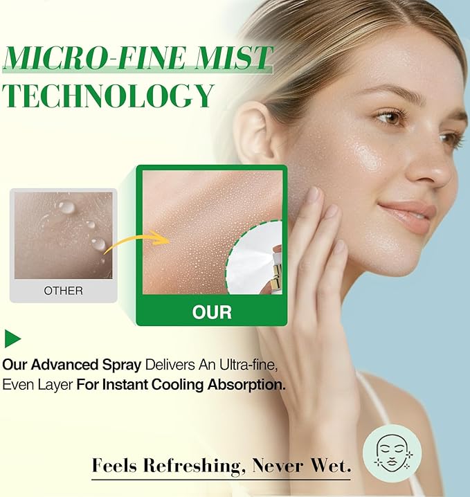 100% Pure Mugwort Essence Toner - Pure Artemisia Face Mist for Sensitive Skin, Immediate Soothing & Redness Relief Facial Spray, Antioxidant Hydrating Essence for All Skin Types, 200ml