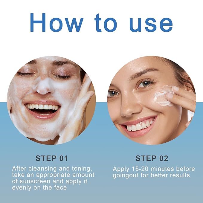 Centella Sunscreen, SPF 50, Hyalu Cica Water-Fit Sun Serum, Lightweight Sunscreen with Plant Extract, Long Lasting Protection and UV Defens, No White Cast, Hydrating and Non-Greasy