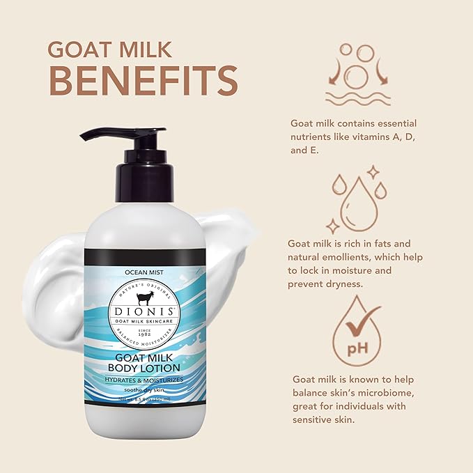 Dionis Goat Milk Body Lotion Ocean Mist 8.5 oz (Pack of 1)